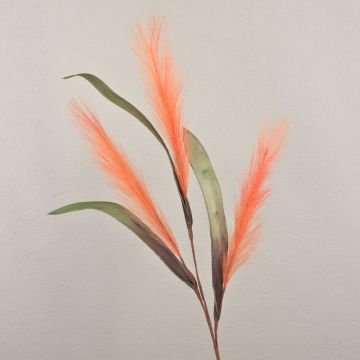 Kunststoffschaum Schilfgras Zweig künstlich ZIGOR, lachs, 110cm