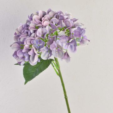 Deko Blume Hortensie RELENA, hellviolett, 65cm