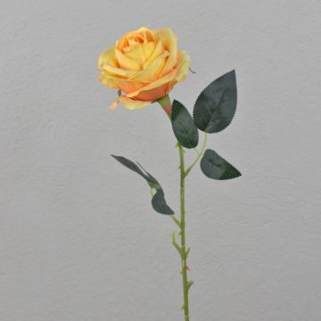 Künstliche Rose ELEAZAR, orange, 65cm, Ø9cm Künstliche Rose ELEAZAR, orange, 65cm, Ø9cm