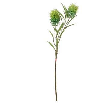 Künstlicher Zweig Zylinderputzer UVELINA mit Blüten, grün, 75cm Künstlicher Zweig Zylinderputzer UVELINA mit Blüten, grün, 75cm