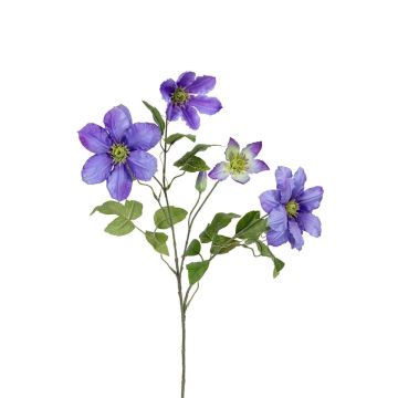 Künstlicher Zweig Clematis DALERIA, violett, 80cm