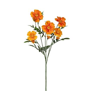Kunst Zweig Tagetes patula GILVERA, orange, 70cm Kunst Zweig Tagetes patula GILVERA, orange, 70cm
