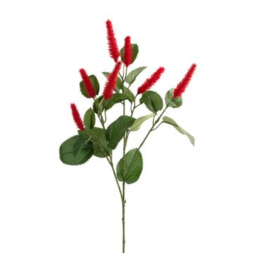 Künstlicher Zweig Duftnessel ALEIHNA, rot, 70cm
