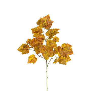 Deko Zweig Weinrebe VELINIA, grün-gelb, 70cm
