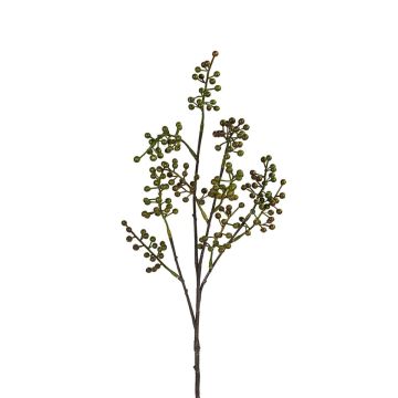 Kunstzweig Scheinbeere HARLENA mit Beeren, grün, 70cm
