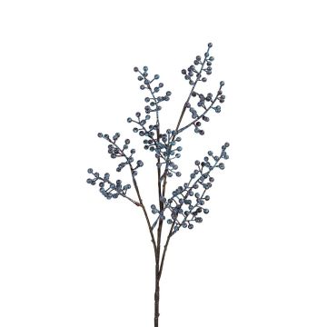 Kunstzweig Scheinbeere HARLENA mit Beeren, blau, 70cm