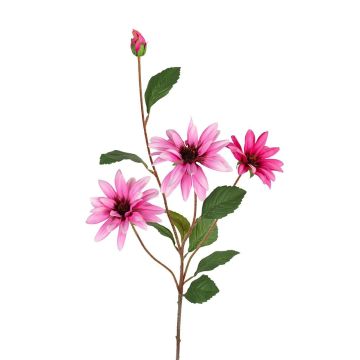 Kunstzweig Strandaster NEVORIA mit Blüten, rosa, 80cm