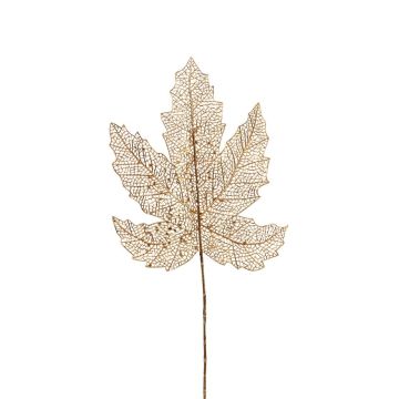 Kunstblatt Skelettblatt Ahorn YEILAMA, Trockenoptik, gold, 70cm Kunstblatt Skelettblatt Ahorn YEILAMA, Trockenoptik, gold, 70cm