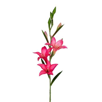 Textilblume Gladiole ERIMMA, pink, 70cm