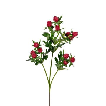 Kunst Zweig Edeldistel HOVELIA, pink, 60cm