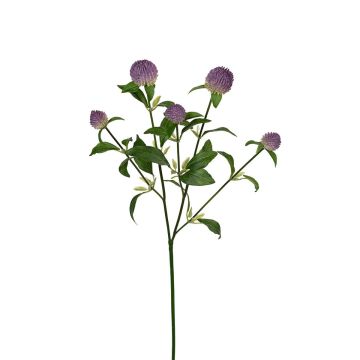 Künstlicher Zweig Kugelamarant DREWON, lila, 65cm, Ø2-3cm