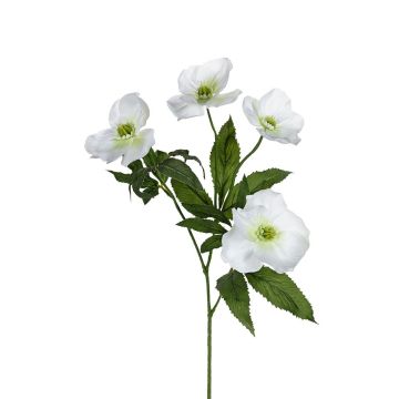 Deko Zweig Christrose NIOMERA, weiß, 75cm Deko Zweig Christrose NIOMERA, weiß, 75cm