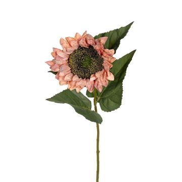 Textilblume Sonnenblume ASELINA, lachs, 60cm