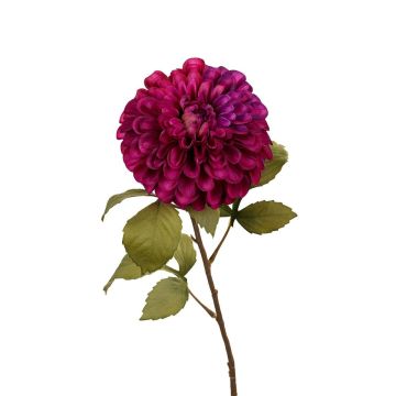 Dekoblume Dahlie AZAUBA, magenta, 75cm