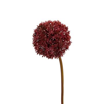 Kunstblume Allium ELAIMANA, burgunderrot, 80cm