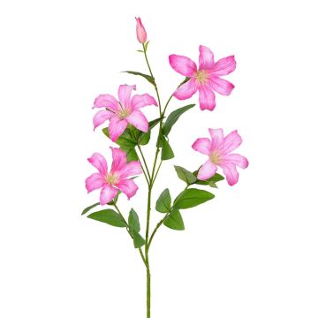 Künstlicher Zweig Clematis EMELARA, rosa, 90cm