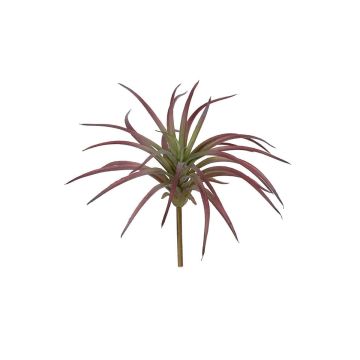 Kunst Sukkulente Tillandsia stricta RIVELIA, Steckstab, grün-rot, 20cm