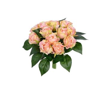 Kunstblumenstrauß Rosenbund MAVIKIA, rosa, 24cm Kunstblumenstrauß Rosenbund MAVIKIA, rosa, 24cm