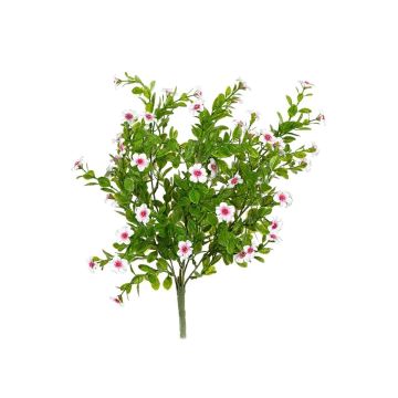 Kunst Vergissmeinnicht KAVORIA, Steckstab, weiß-rosa, 45cm
