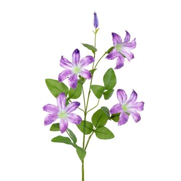 Künstlicher Zweig Clematis EMELARA, lila, 90cm