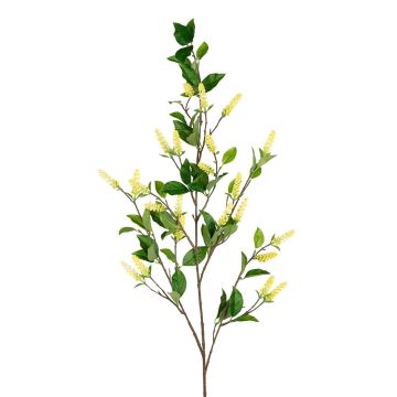 Deko Zweig Itea virginica LIRAVIA mit Blüten, gelb, 120cm