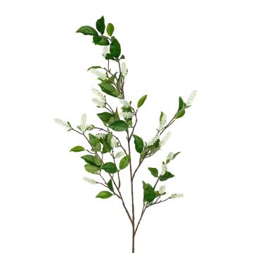 Deko Zweig Itea virginica LIRAVIA mit Blüten, weiß, 120cm