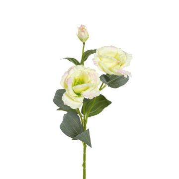 Kunst Zweig Lisianthus UPIONA, weiß, 70cm Kunst Zweig Lisianthus UPIONA, weiß, 70cm