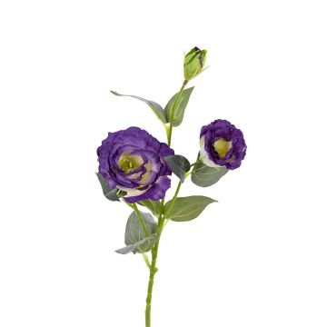 Kunst Zweig Lisianthus UPIONA, violett, 70cm