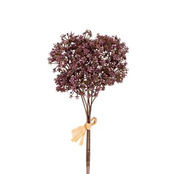 Kunstblumenstrauß Vergissmeinnicht Bund PELERIA, mauve, 40cm