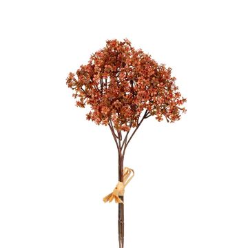 Kunstblumenstrauß Vergissmeinnicht Bund PELERIA, orange, 40cm