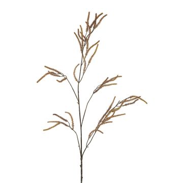 Kunstzweig Amaranth YAMILEA mit Blüten, braun, 105cm