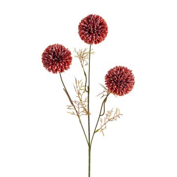 Kunstzweig Allium ANNELIA, dunkelorange, 65cm Kunstzweig Allium ANNELIA, dunkelorange, 65cm