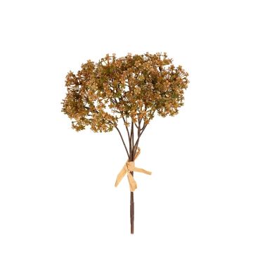 Kunstblumenstrauß Vergissmeinnicht Bund PELERIA, gelb-grün, 40cm