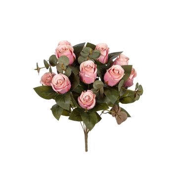 Künstliches Gesteck Rose Eukalyptus SHAIBELLE, Steckstab, altrosa, 50cm Künstliches Gesteck Rose Eukalyptus SHAIBELLE, Steckstab, altrosa, 50cm