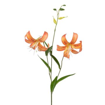 Kunst Zweig Tigerlilie ZAHORIA, orange, 75cm Kunst Zweig Tigerlilie ZAHORIA, orange, 75cm