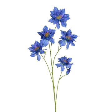 Künstlicher Zweig Clematis ARALINA, blau, 105cm