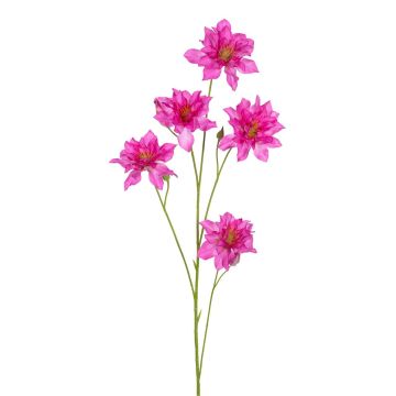 Künstlicher Zweig Clematis ARALINA, pink, 105cm
