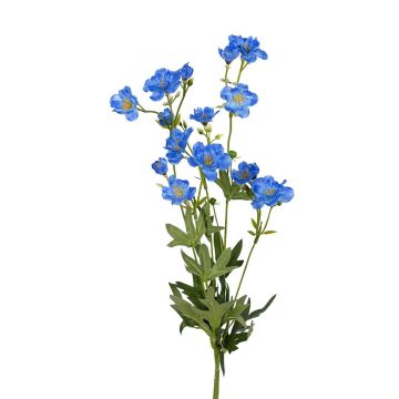 Kunstzweig Gauchheil GIREVIA, blau, 75cm