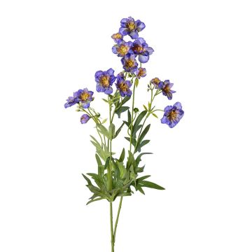 Kunstzweig Gauchheil GIREVIA, violett, 75cm