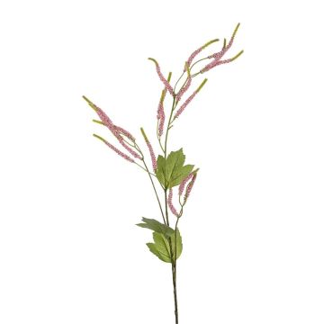 Kunstzweig Amaranth PAULETA mit Blüten, rosa, 90cm