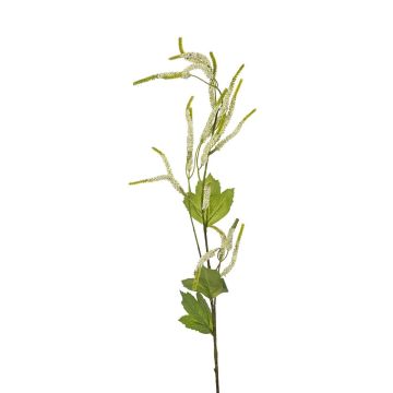 Kunstzweig Amaranth PAULETA mit Blüten, weiß, 90cm