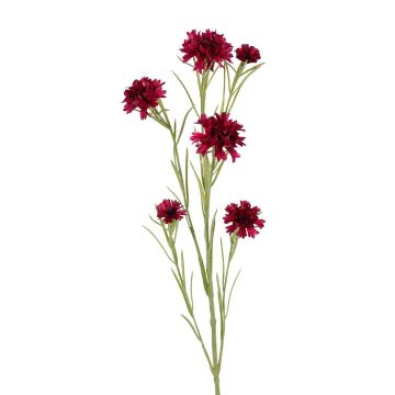 Künstlicher Zweig Kornblume DAISORA, dunkelrot, 85cm Künstlicher Zweig Kornblume DAISORA, dunkelrot, 85cm