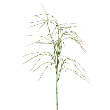 Kunst Zweig Federgras AURELY mit Rispen, grün, 75cm