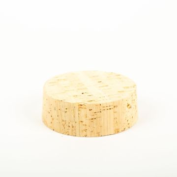 Korkdeckel ALMEDA aus Naturkork, hell, 3cm, Ø8,5/9cm Korkdeckel ALMEDA aus Naturkork, hell, 3cm, Ø8,5/9cm