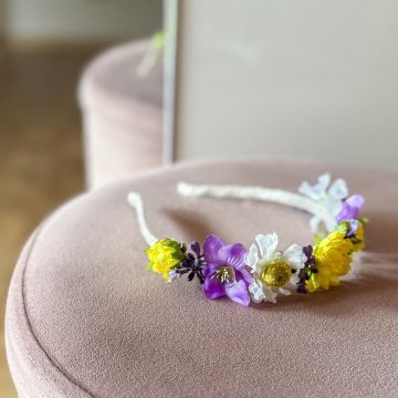 Sweet Flowers - individueller Blumen Haarreif - Kundenwunsch von Sherin