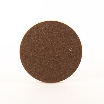 Runder Press Untersetzer aus Kork MANARA, dunkel-natur, 2cm, Ø19,5cm