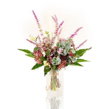 Kunst Herbststrauß KEONA, violett-rosa, 50cm, Ø40cm Kunst Herbststrauß KEONA, violett-rosa, 50cm, Ø40cm
