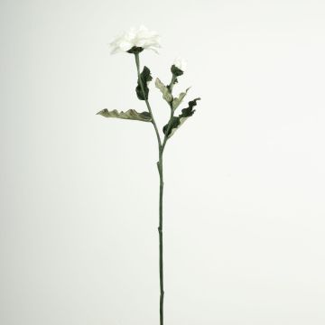 Deko Blumenzweig Zinnie GUNDISINE, Eco Collection, weiß-lila, 65cm, Ø9cm Deko Blumenzweig Zinnie GUNDISINE, Eco Collection, weiß-lila, 65cm, Ø9cm