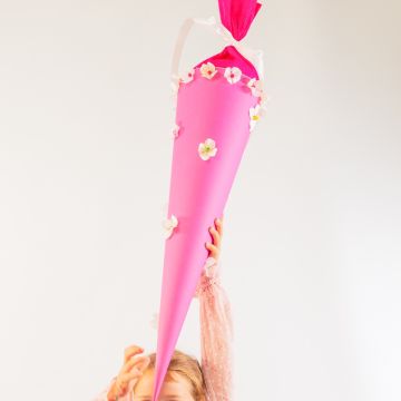 DIY - Schultüte basteln - Blumen