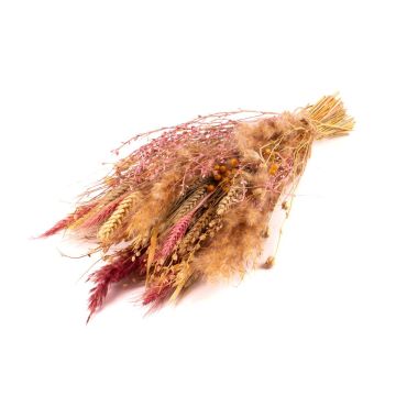 Getrockneter Strauß EISTLA, rosa-natur, 50cm, Ø23cm